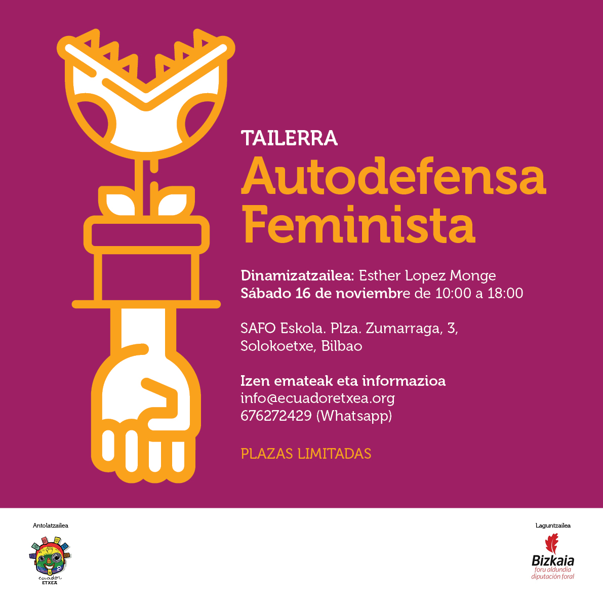 feminista-autodefensa-Bilbao-Esther-López-Monge-safo-eskola