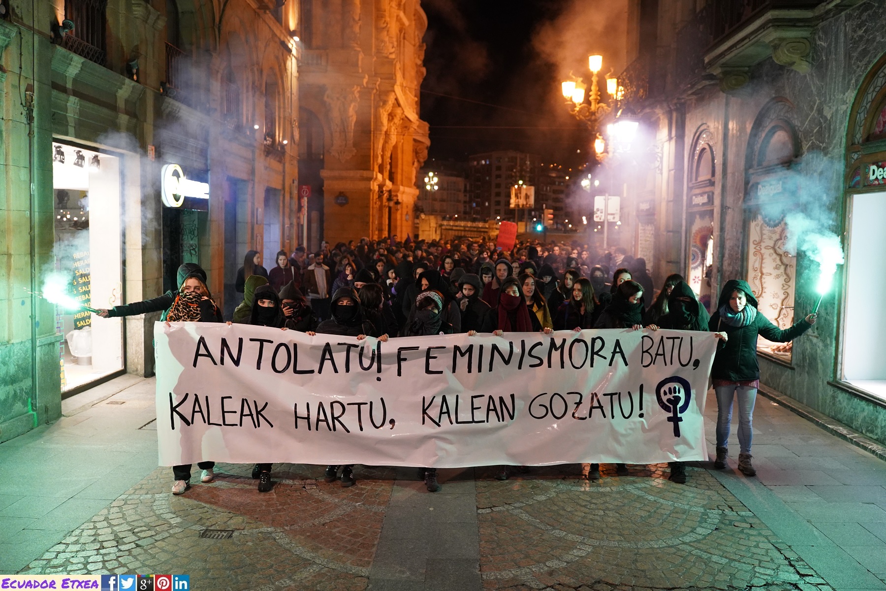 feminista-feminismo-vasco-bilbao-mujeres-autodefensa-8-marzo-machista