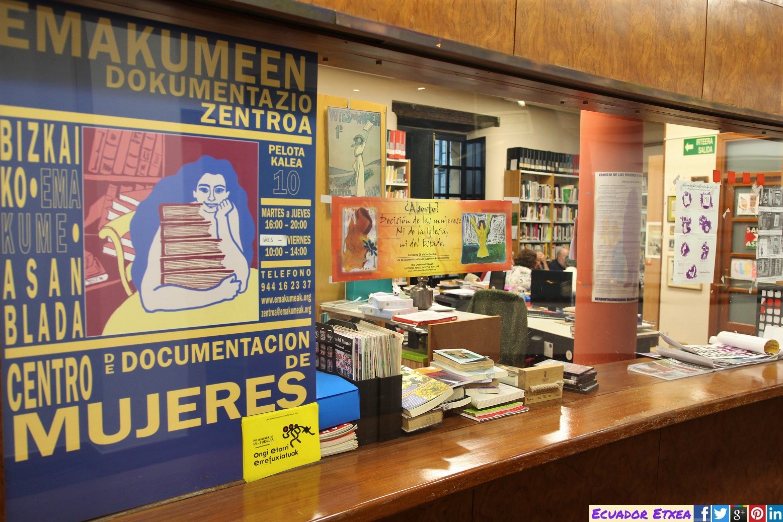centro-documentación-mujeres-maite-albiz-bilbao-libros-biblioteca-feminista-euskadi-vasco