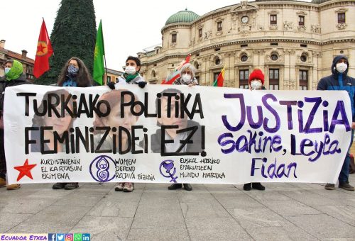 sakine-fidan-leyla-mujeres-militantes-kurdas-asesinadas-erdogan-turquía-parís-8-octavo-aniversario-muerte-bilbao-vasco-kurdistán