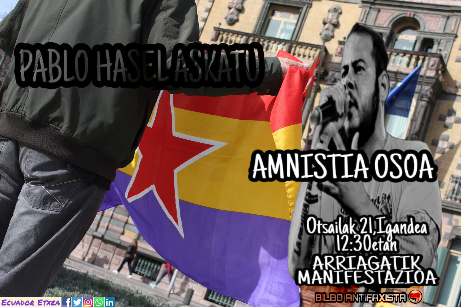 pablo-hasel-cárcel-prisión-rapero-monarquía-borbón-rey-españa-antifascismo-vasco-bilbao-antifaxista-amnistia