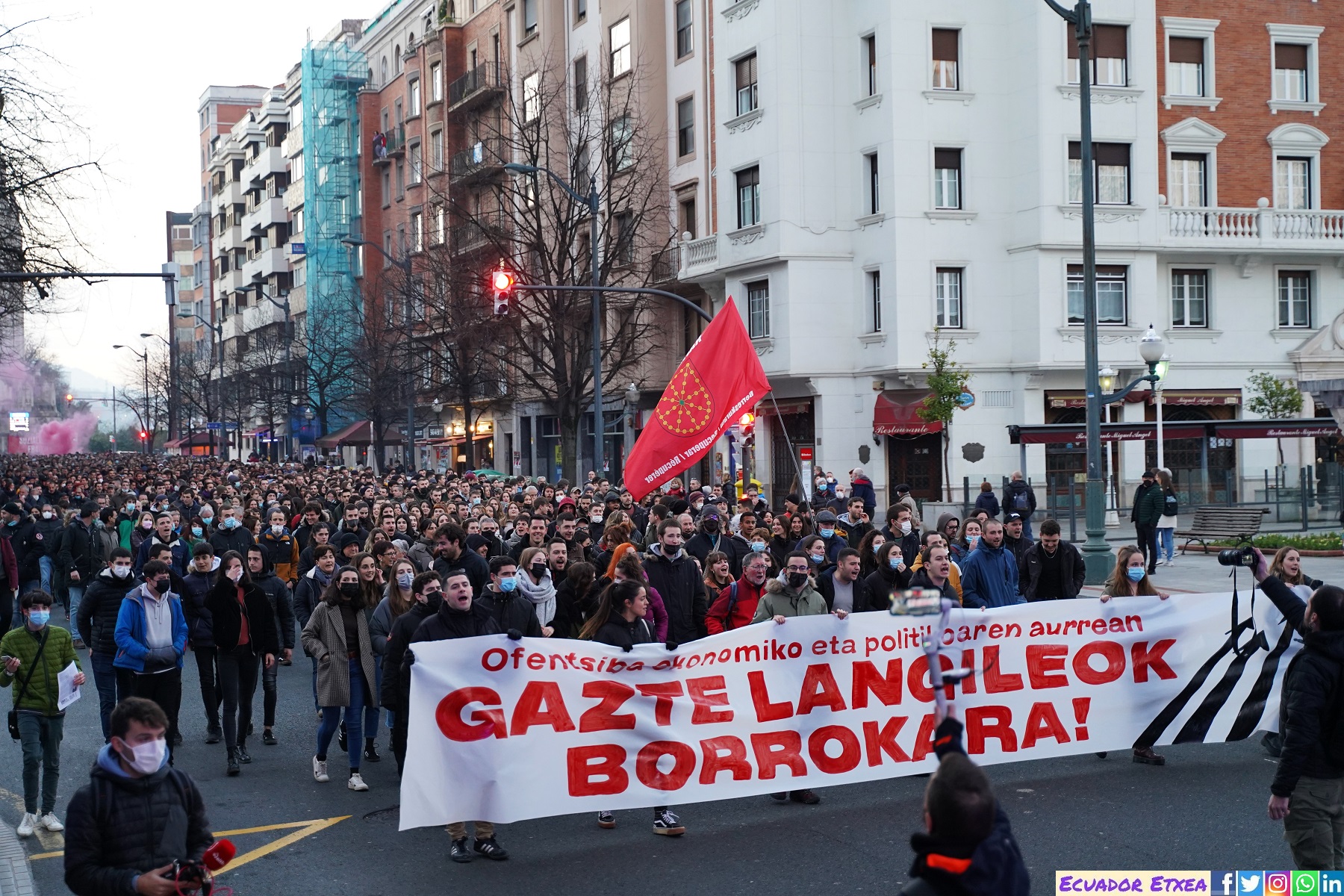 GKS-Gazte-Koordinadora-Sozialista-bilbao-iruña-dictadura-burguesía-pandemia-gobierno-vasco-políticos-jóvenes-policía