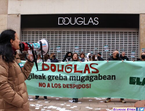 Huelga indefinida en Perfumerías Douglas ante su intención de cerrar 23 tiendas de Hego Euskal Herria