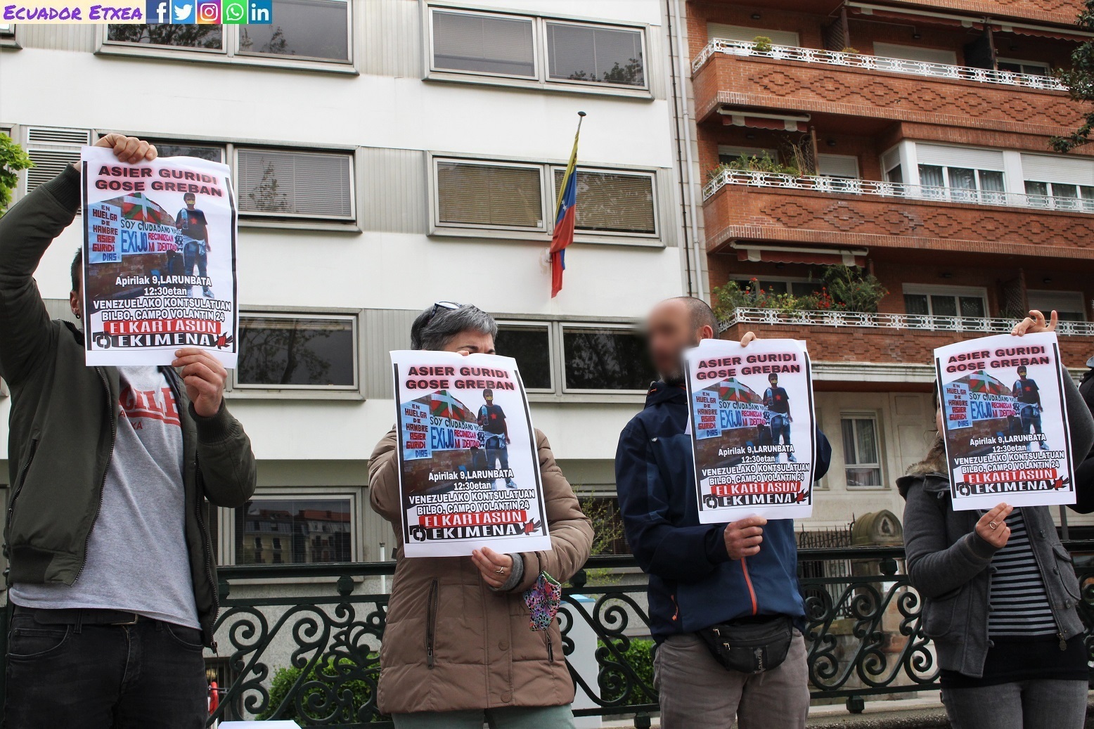 asier-guridi-refugiado-político-vasco-huelga-hambre-caracas-venezuela-bilbao-consulado-españa-eta-tortura