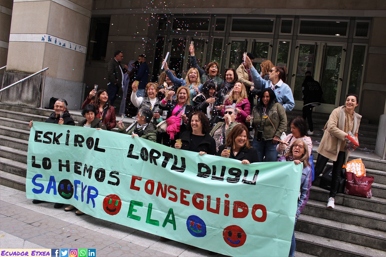 Limpiadoras-limpieza-Juzgados-Bizkaia-bilbao-vasco-mujeres-feminista-huelga-brecha-salarial-ela-Sacyr-Facility