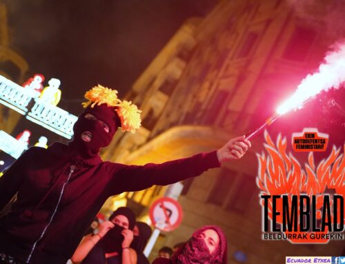 Escupitajos y agresiones a feministas en manifestación de fiestas de Bilbao 2022