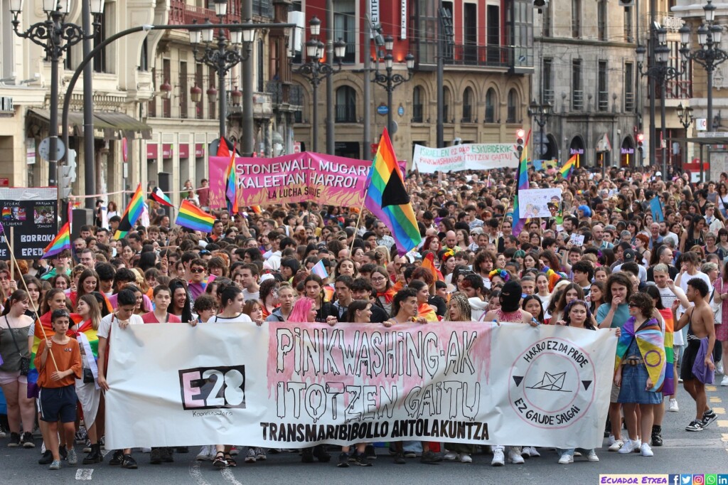 28J-orgullo-pride-bilbao-vasco-pinkwashing-policía-ertzaintza-harro