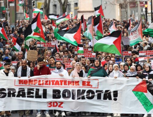 En Euskal Herria miles vuelven a teñir las calles de solidaridad con la resistencia palestina