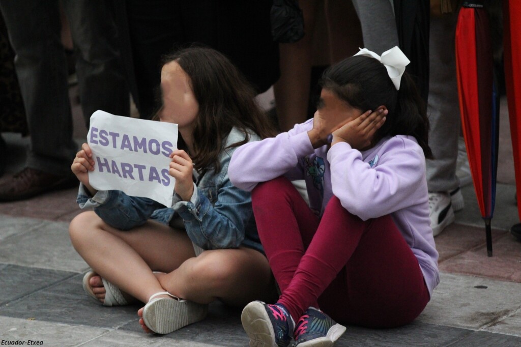 niña-13-años-asesinada-rekalde-bilbao-larraskitu-padre-crimen-machista-marcha-mundial-mujeres-feminista