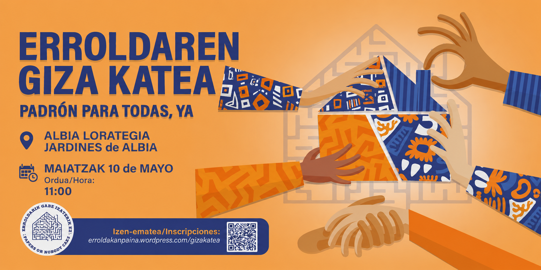 cadena-humana-padrón-empadronamiento-vivienda-bilbao-vasco-alquiler