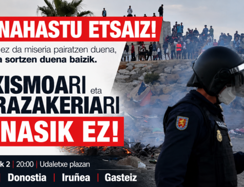 Bilbao, Donostia, Gasteiz e Iruñea se movilizarán contra el racismo tras los ataques en Ceuta