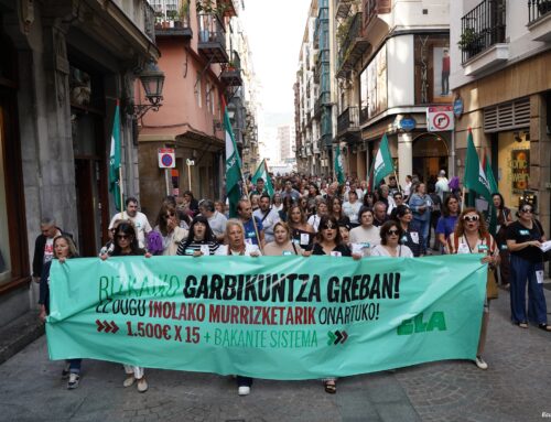La huelga de limpieza para polideportivos, el Euskalduna y el Arriaga
